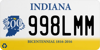 IN license plate 998LMM