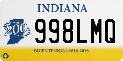 IN license plate 998LMQ