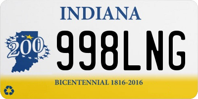 IN license plate 998LNG
