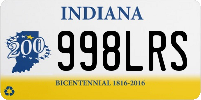 IN license plate 998LRS