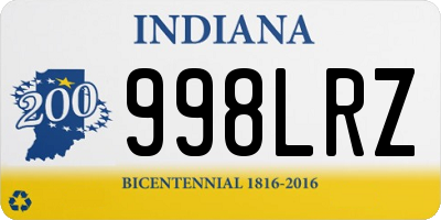 IN license plate 998LRZ