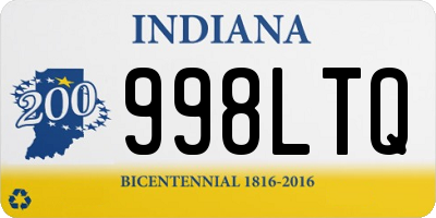 IN license plate 998LTQ