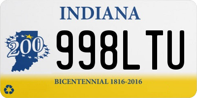 IN license plate 998LTU