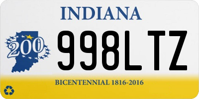 IN license plate 998LTZ