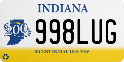 IN license plate 998LUG