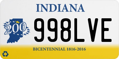 IN license plate 998LVE