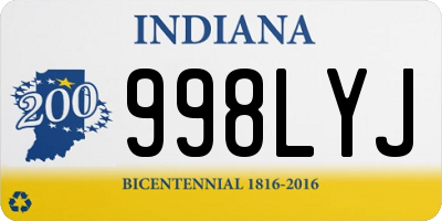 IN license plate 998LYJ