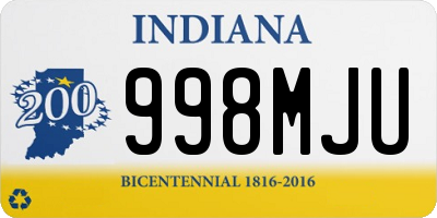 IN license plate 998MJU