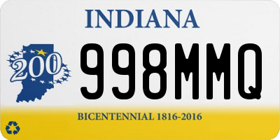 IN license plate 998MMQ