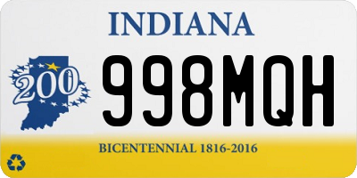 IN license plate 998MQH