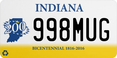 IN license plate 998MUG