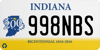 IN license plate 998NBS