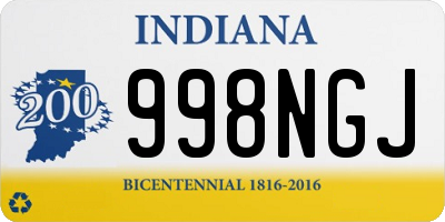 IN license plate 998NGJ