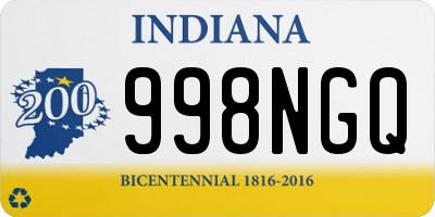 IN license plate 998NGQ