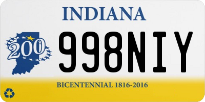 IN license plate 998NIY