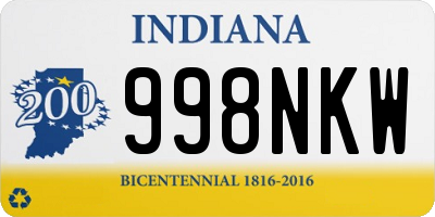 IN license plate 998NKW