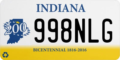 IN license plate 998NLG