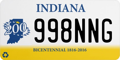 IN license plate 998NNG