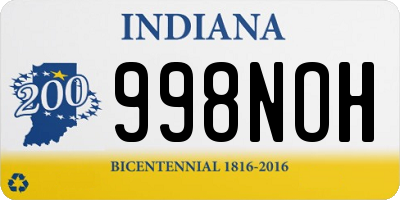 IN license plate 998NOH