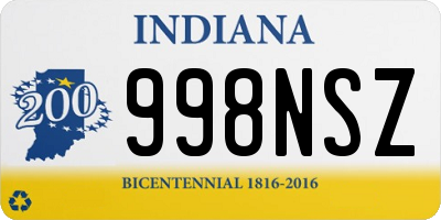 IN license plate 998NSZ