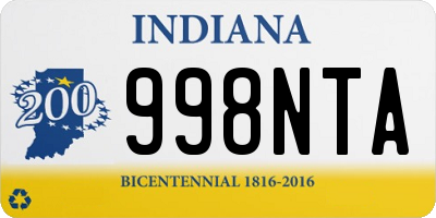 IN license plate 998NTA