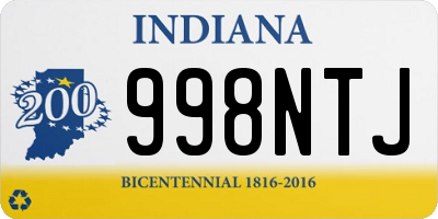 IN license plate 998NTJ