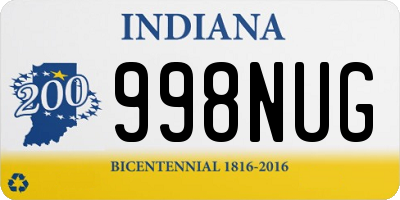 IN license plate 998NUG