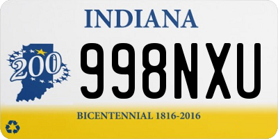 IN license plate 998NXU