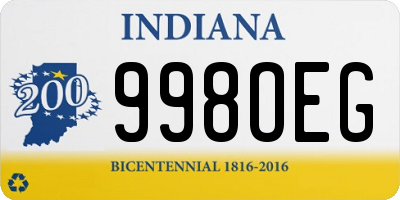 IN license plate 998OEG