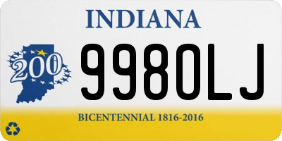 IN license plate 998OLJ