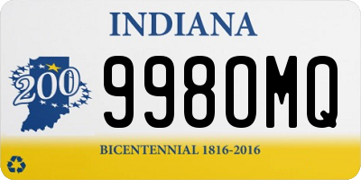 IN license plate 998OMQ