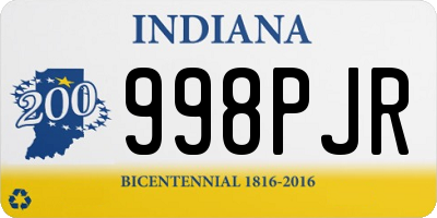 IN license plate 998PJR