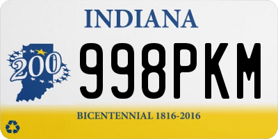 IN license plate 998PKM