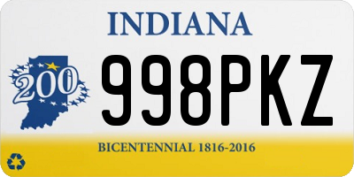 IN license plate 998PKZ