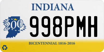 IN license plate 998PMH