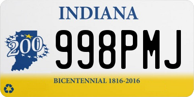 IN license plate 998PMJ