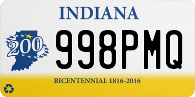 IN license plate 998PMQ