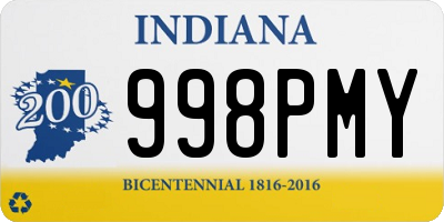 IN license plate 998PMY