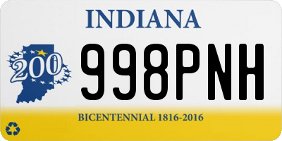 IN license plate 998PNH