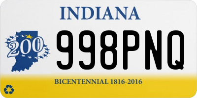 IN license plate 998PNQ