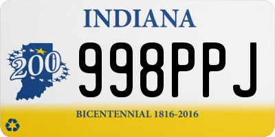 IN license plate 998PPJ