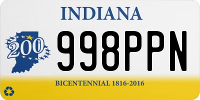 IN license plate 998PPN