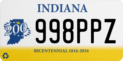 IN license plate 998PPZ