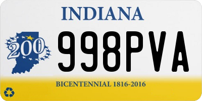 IN license plate 998PVA