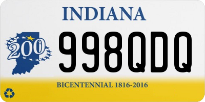 IN license plate 998QDQ