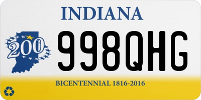 IN license plate 998QHG