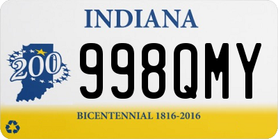 IN license plate 998QMY