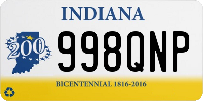 IN license plate 998QNP