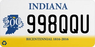 IN license plate 998QQU