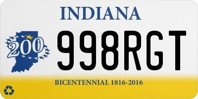 IN license plate 998RGT